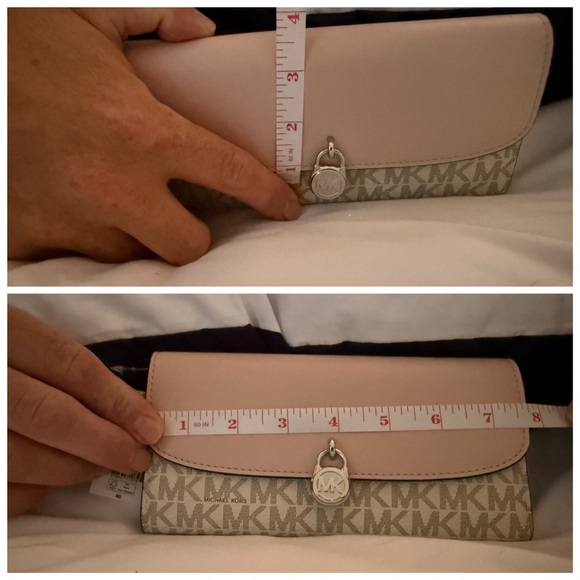 Michael Kors Blush Pink and Cream Wallet - Picture 8 of 9